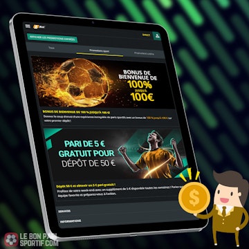 Promotions disponibles sur 1 Bet
