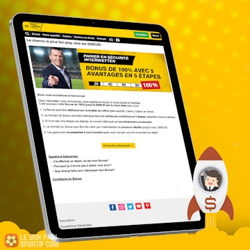 Bonus de bienvenue Interwetten