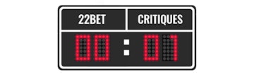 Notre avis sur 22 Bet Suisse score 0 1