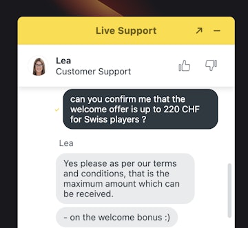 Bonus FEZbet 220 CHF