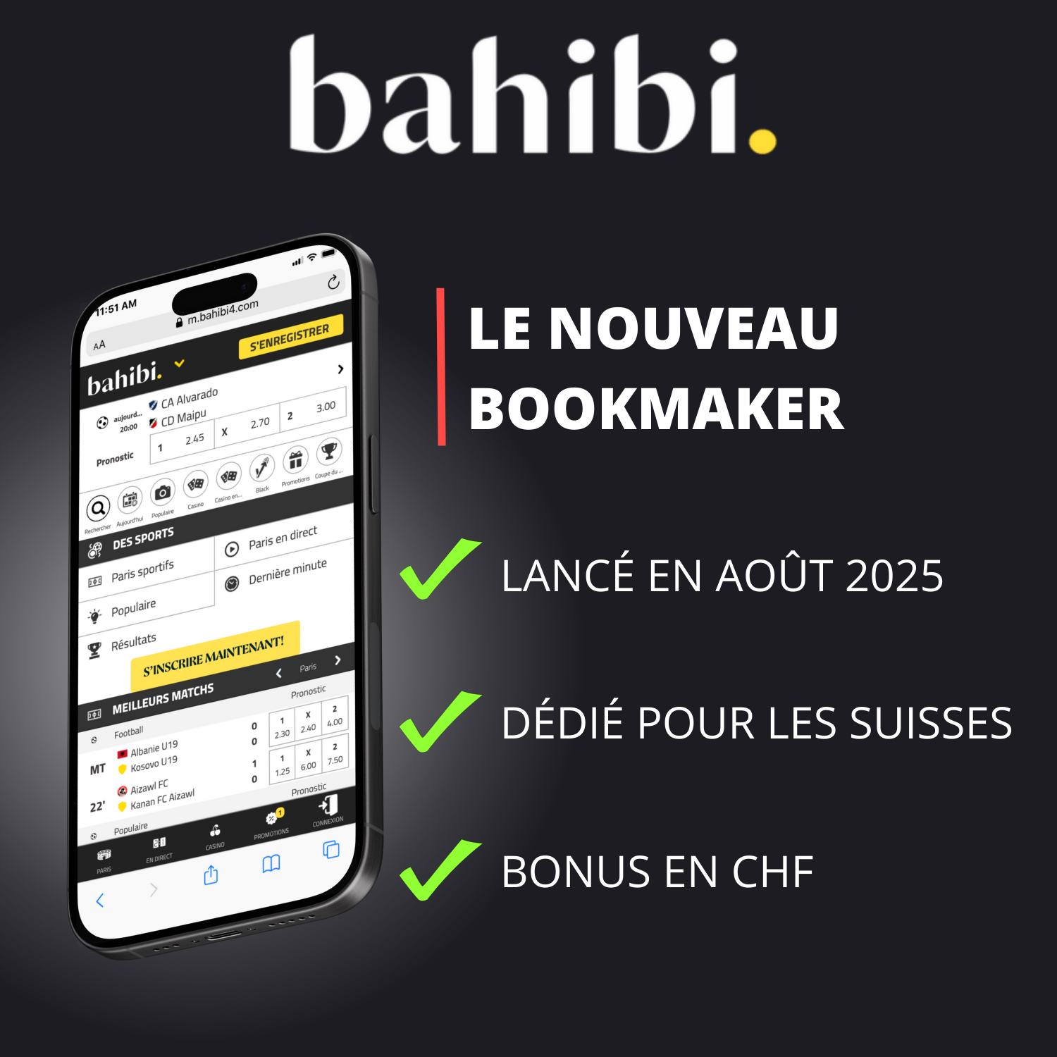 Bahibi nouveau bookmaker