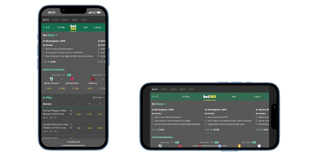 Bet365 deux mobiles