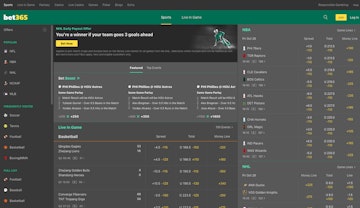 Bet365 page accueil